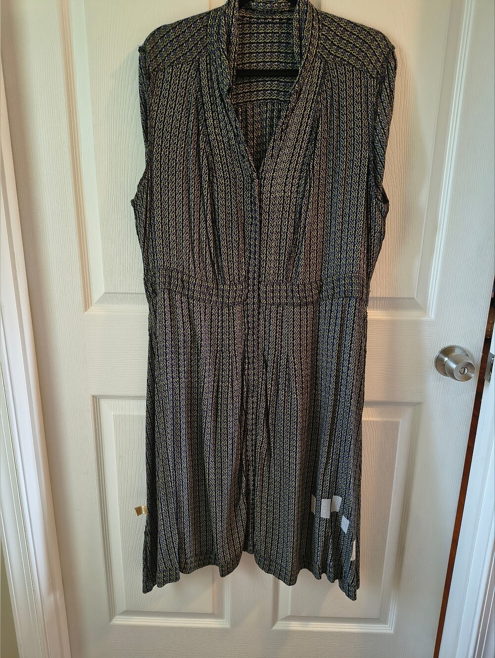 VINTAGE April Cornell Shirt Dress, Women's XL: REPAIRED - Ships Free, Price Firm - Picture 8 of 11